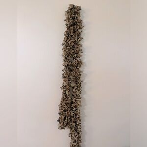 Leopard Print Ruffle Scarf